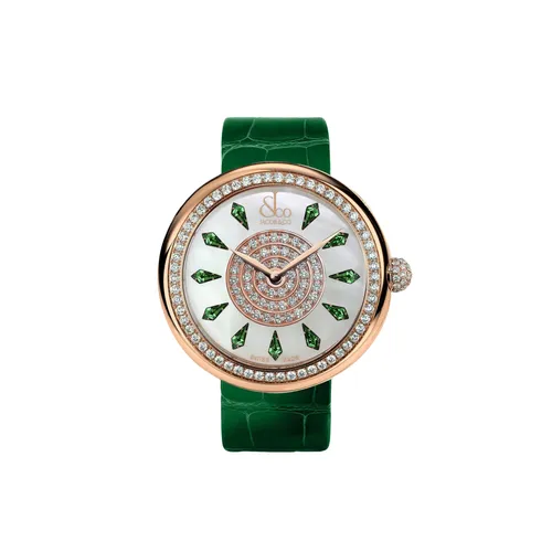 Montre Jacob & Co Brilliant one row rose gold ruby 38mm - JACOB & CO
