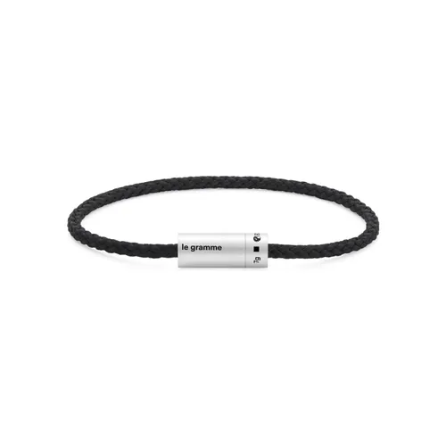 Bracelet le gramme Câble en argent brossé, 7 grammes - LE GRAMME
