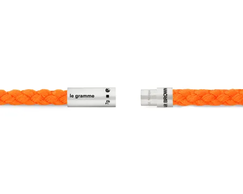 Bracelet CABLE nato orange fluo Orlebar Brown le 7g - LE GRAMME