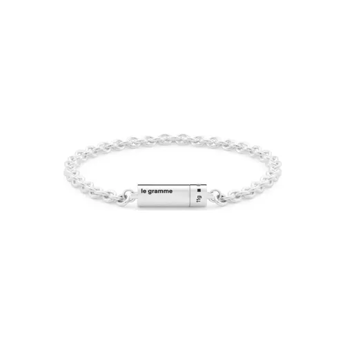 Bracelet le gramme Câble en argent poli, 11 grammes - LE GRAMME