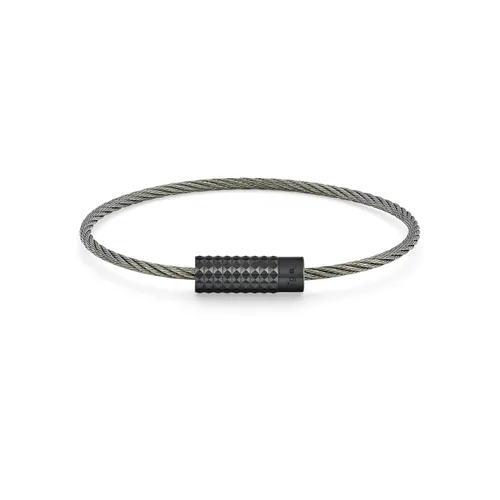 Bracelet le gramme Câble en céramique noire, 7 grammes - LE GRAMME