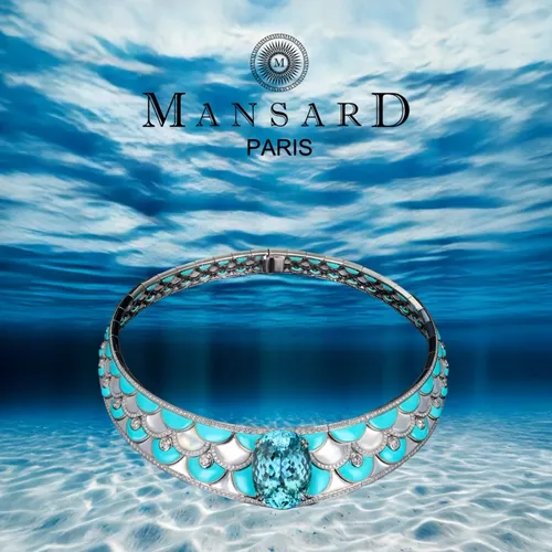Collier Haute Joaillerie Riviera Mansard Paris