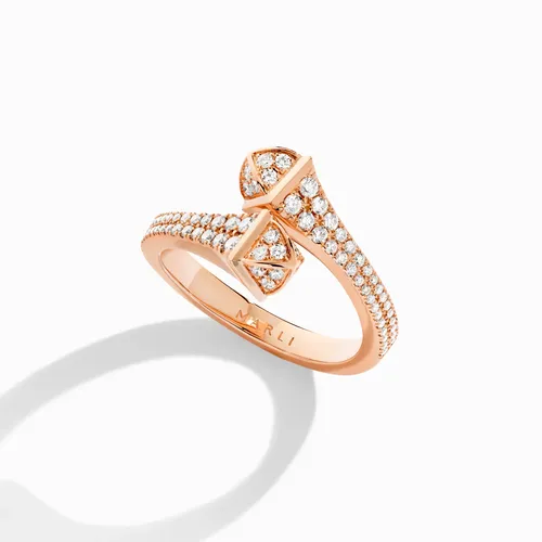 Bague Marli New York Cleo or rose, diamants - MARLI NEW YORK