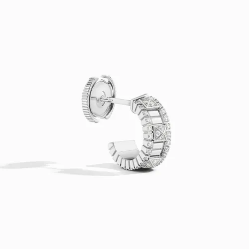 Boucles d'oreilles mini créoles Life Full Diamond - MARLI NEW YORK