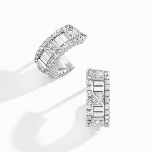 Boucles d'oreilles mini créoles Life Full Diamond - MARLI NEW YORK