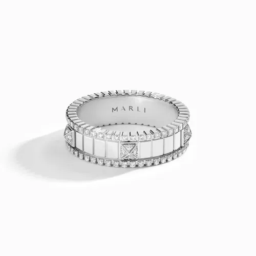 Bague Marli New York LIFE, or blanc, diamants - MARLI NEW YORK