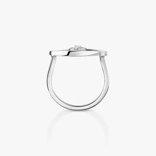 Messika Diamond Ring in White Gold Lucky Eye