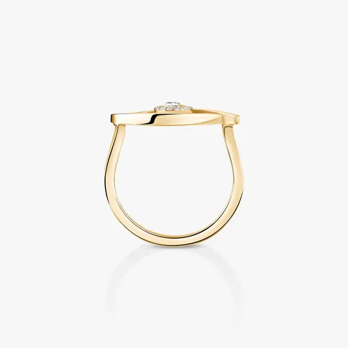 Messika Diamond Ring in Yellow Gold Lucky Eye