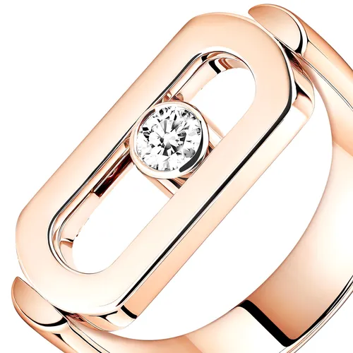 Bague Messika Imperial Move en or rose et diamant