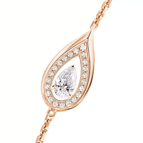 Messika Fiery 0.10 carat rose gold bracelet