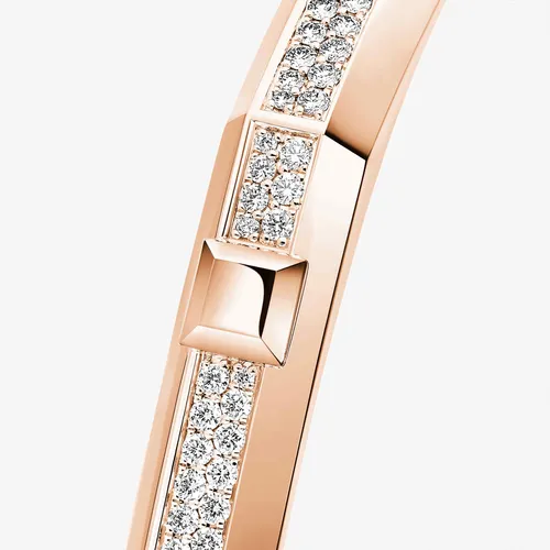 Bracelet Moderniste pavé Messika, moyen modèle
