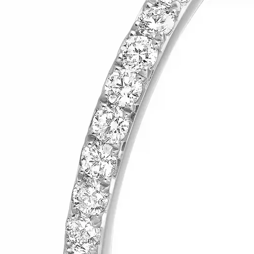 Messika wedding band, white gold and diamonds