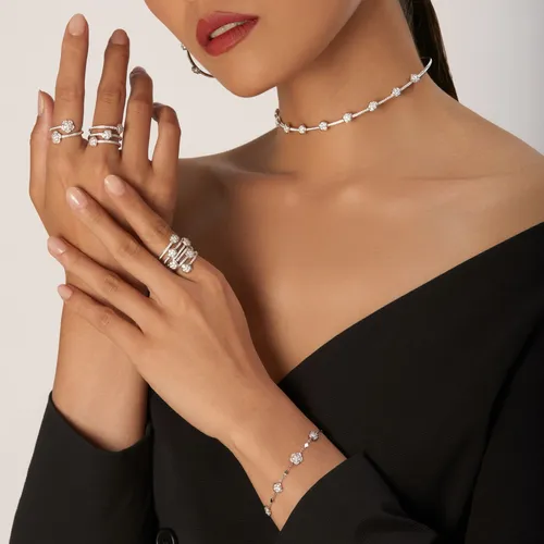 Pasquale Bruni Figlia Dei Fiori bracelet in white gold and diamonds