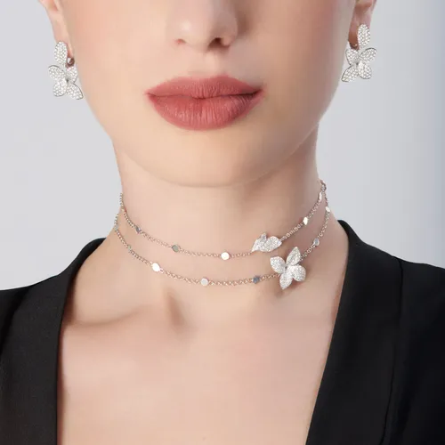 Pasquale Bruni Opera Giardini Segreti necklace, white gold, diamonds