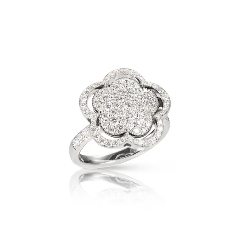 Bague Pasquale Bruni Bon Ton en or blanc pavé de diamants - PASQUALE BRUNI