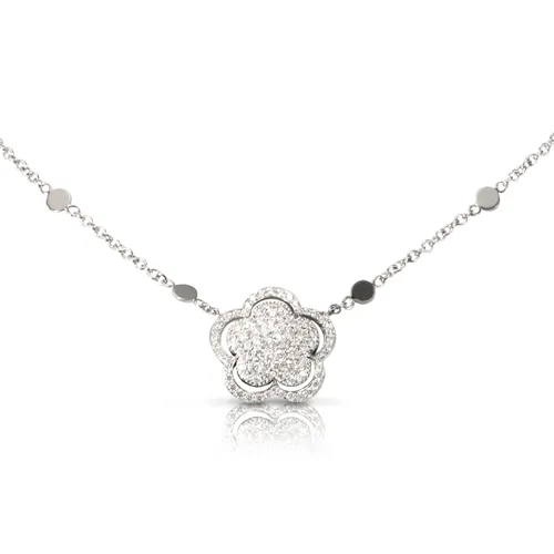 Collier Pasquale Bruni Bon Ton en or blanc pavé de diamants - PASQUALE BRUNI