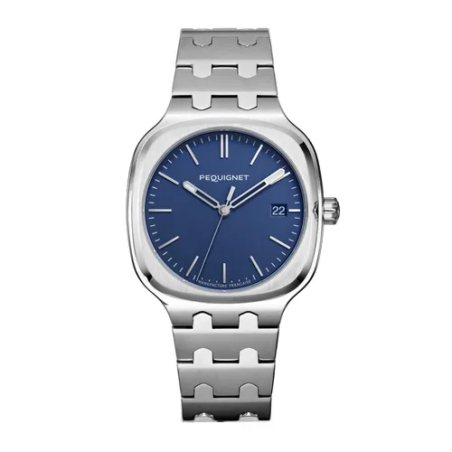 Montre Pequignet Concorde Bleu Marine 40mm - PEQUIGNET