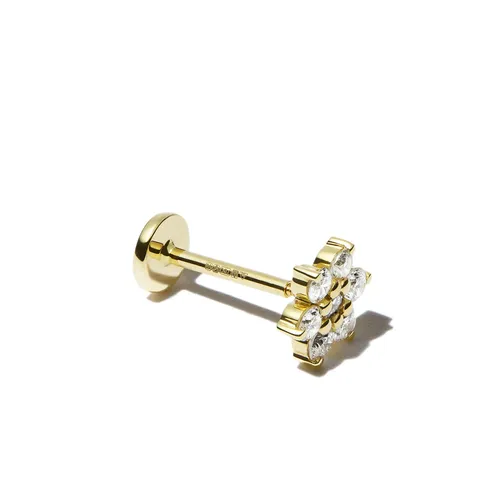 Boucle d'oreille Persée en Or Jaune avec Diamants