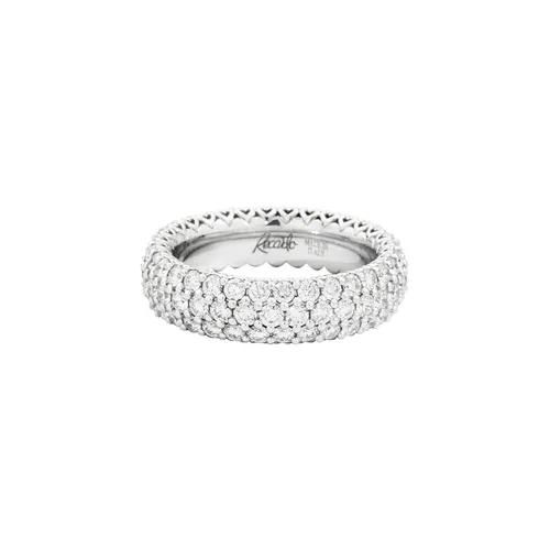 Bague Recarlo Jonc 3 rangs or blanc et diamants - RECARLO