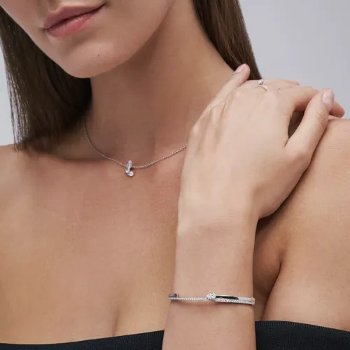 Repossi Pendant Set in White Gold with Diamonds