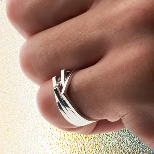 Repossi Antifer 4-row ring