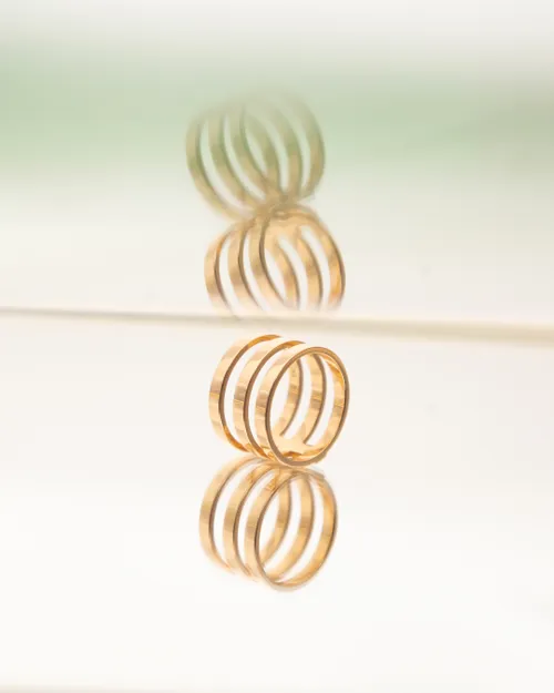 Bague Repossi Berbere 3 rangs en or rose