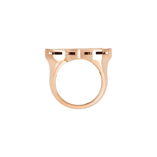 Bague Roberto Coin Venetian Princess en Or Rose avec Rhodonite et Diamant