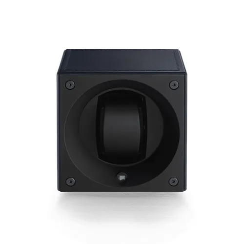 Remontoir Swiss Kubik MASTERBOX Single Cuir Bleu Marine - SWISS KUBIK