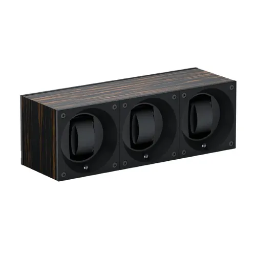 Remontoir Swiss Kubik MASTERBOX Triple Bois Palmier - SWISS KUBIK