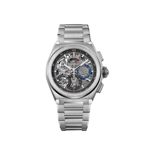 Montre DEFY EL PRIMERO 21 Bracelet titane, Cadran ajouré avec compteurs deux couleurs différentes - ZENITH