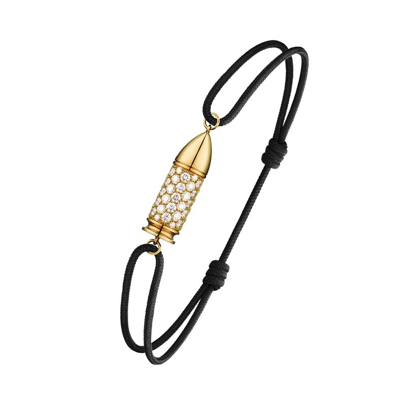 Bracelet Cordon Akillis Bang Bang Or Jaune Diamants Bracelet Cordon Akillis Bang Bang Or Jaune Diamants