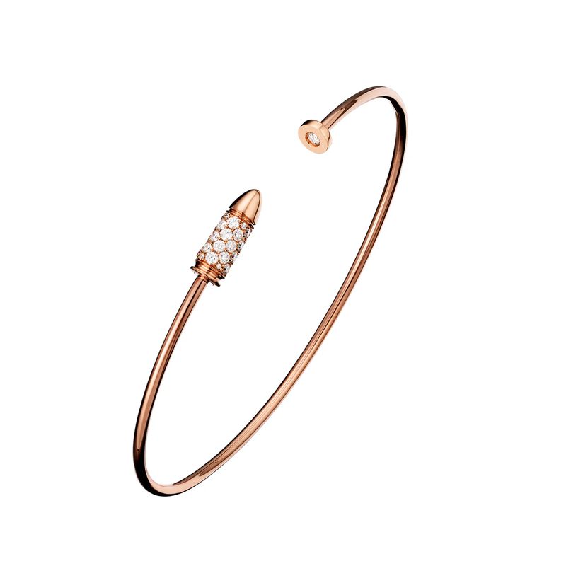 Bracelet Akillis flex Mini Bang Bang Or Rose Diamants Bracelet Akillis flex Mini Bang Bang Or Rose Diamants