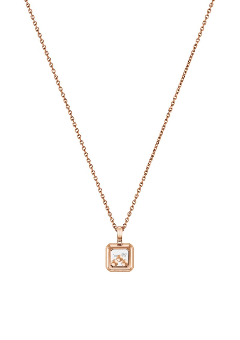 Pendentif Chopard Happy Diamonds Icons en Or Rose et Diamants