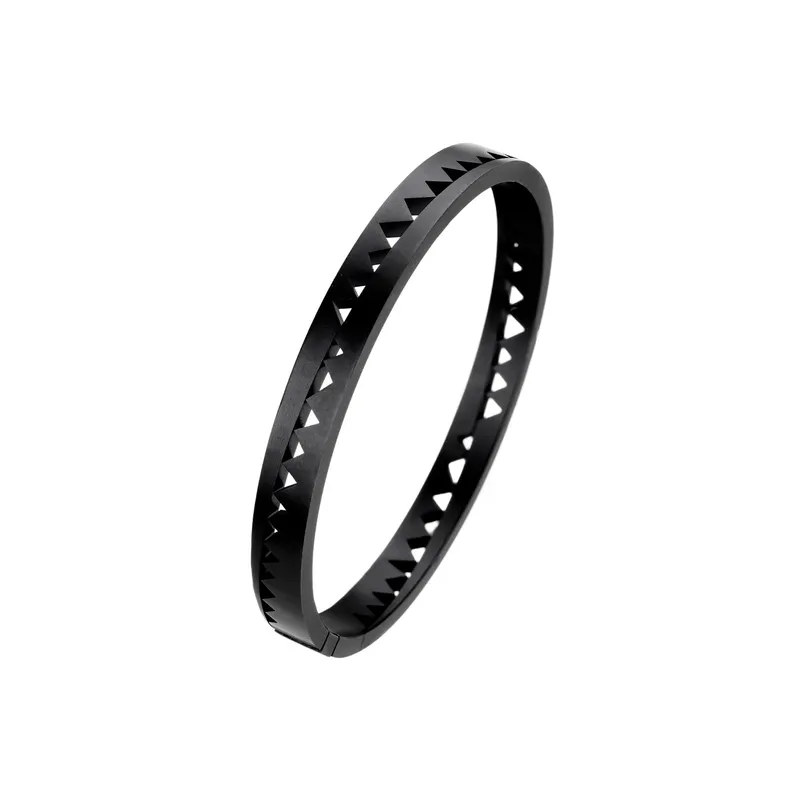 Bracelet Akillis bangle Capture Me en titane DLC noir - AKILLIS
