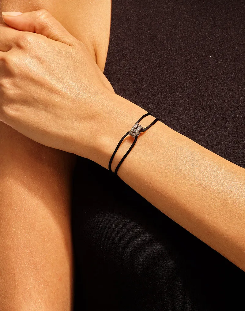 Bracelet Akillis cordon Capture Me diamants - AKILLIS