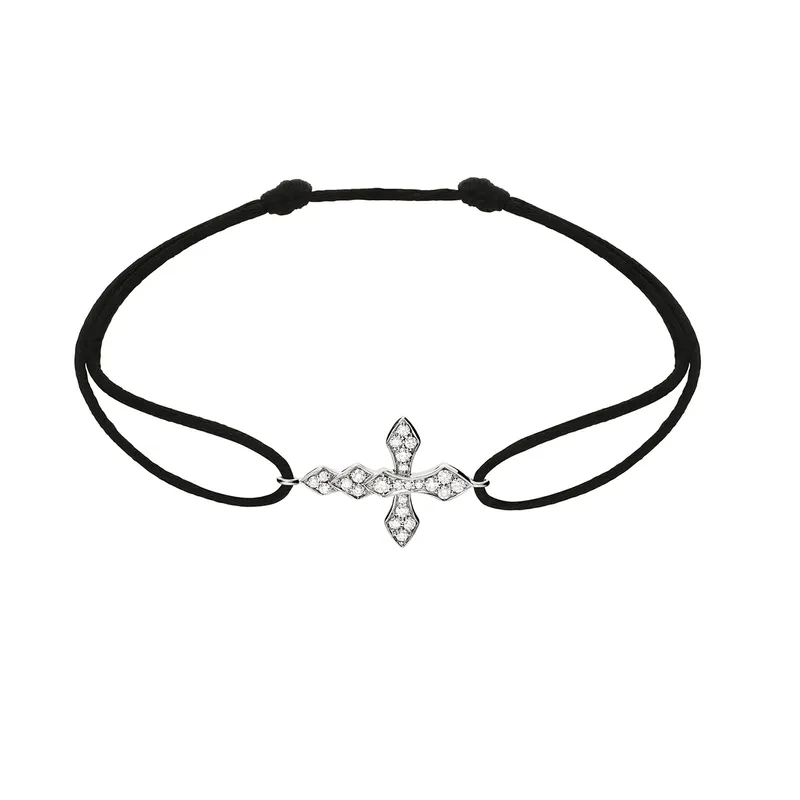 Bracelet cordon Akillis Python diamants - AKILLIS