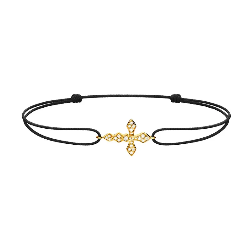 Bracelet cordon Akillis Python diamants - AKILLIS