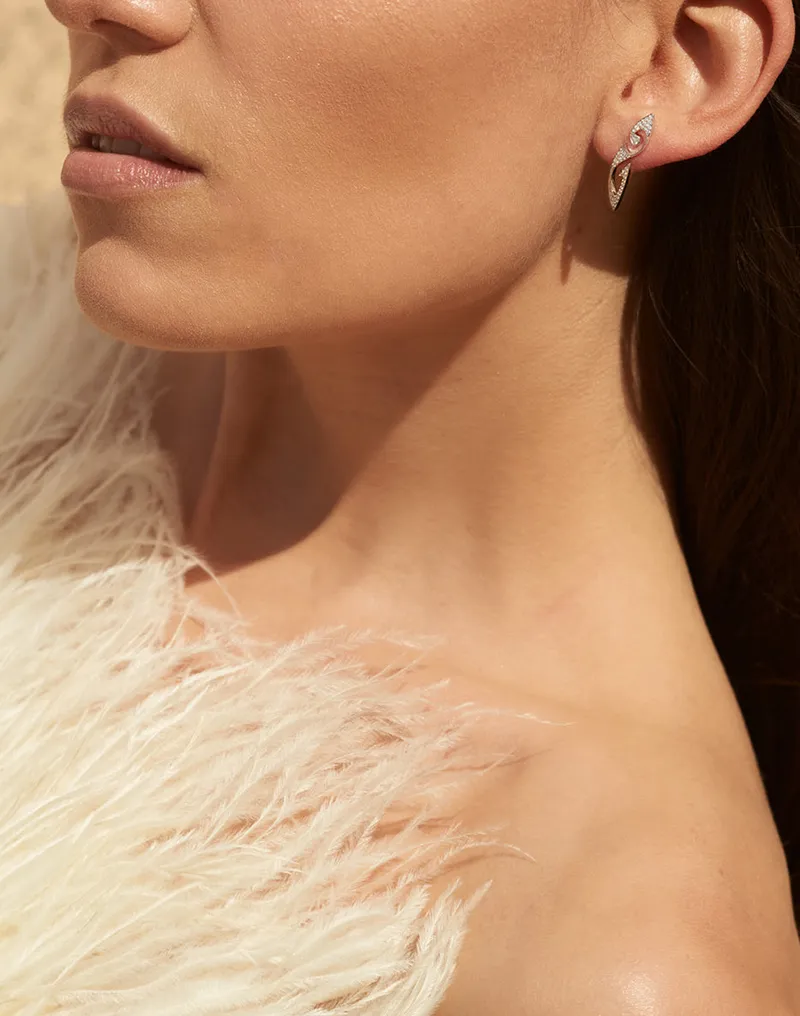 Boucles d'oreilles Akillis Tattoo diamants - AKILLIS