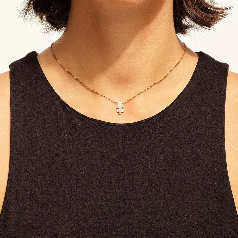 Collier Akillis Puzzle Or blanc et diamants - AKILLIS