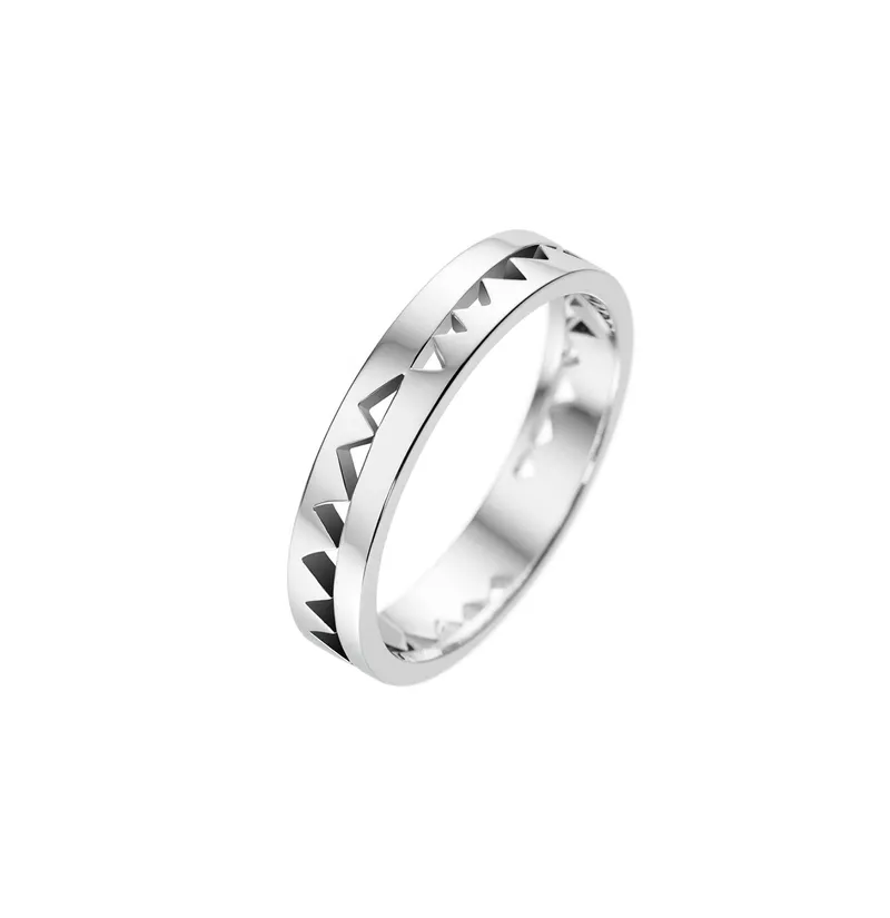 Bague Akillis bandeau Capture Me Or Blanc - AKILLIS