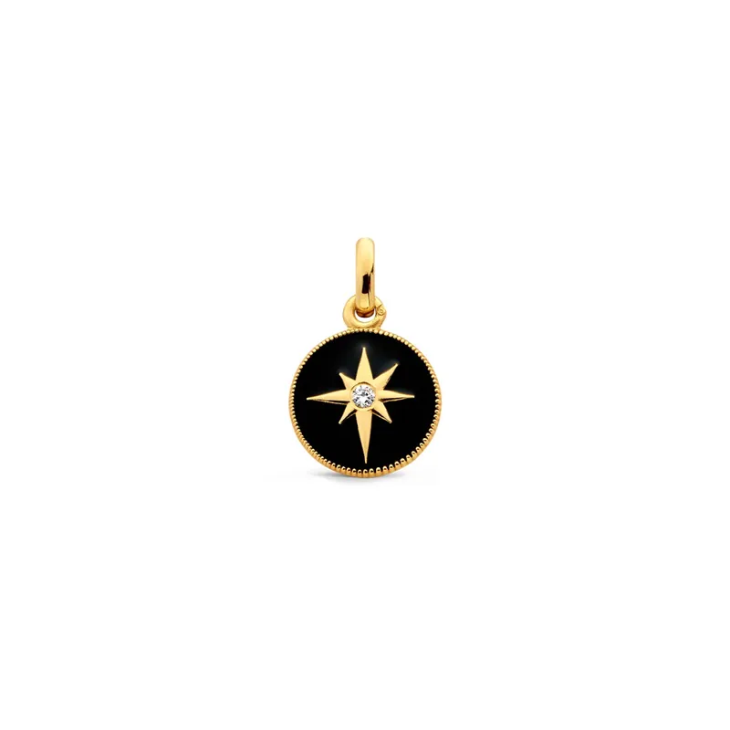 Pendentif Arthus Bertrand Etoile Noire Diamant - ARTHUS BERTRAND