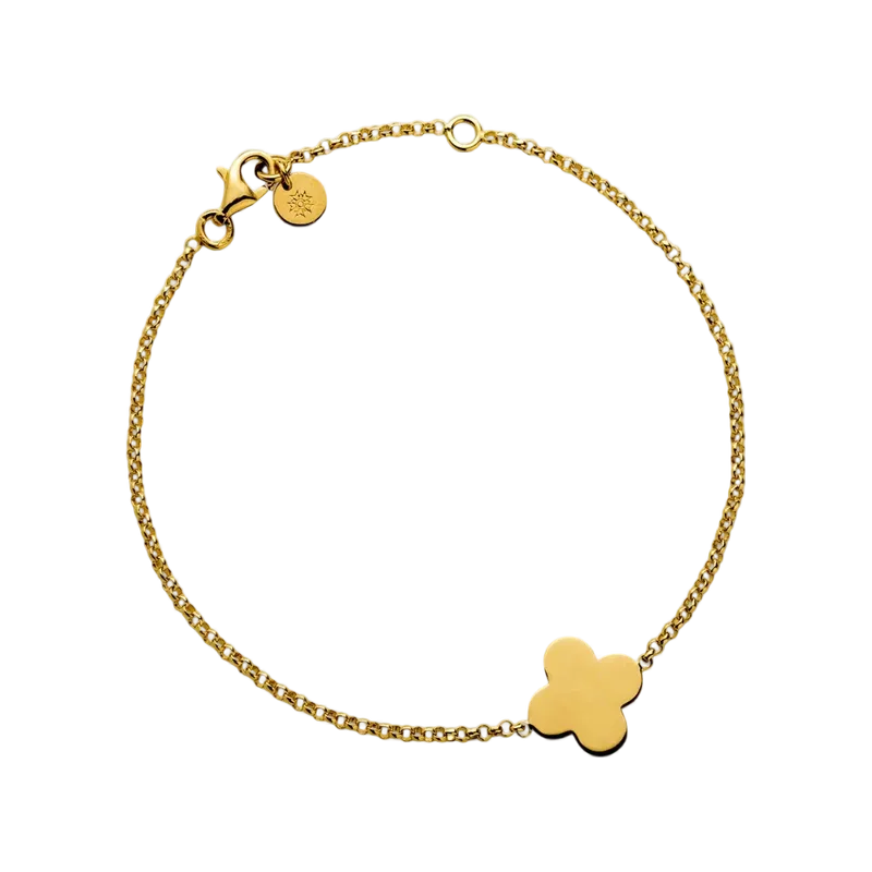 Bracelet Identité TREFLE PM Chaîne Jaseron - ARTHUS BERTRAND