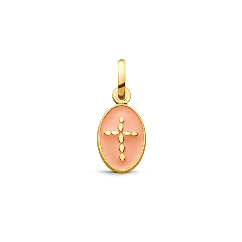 Pendentif Croix Arthus Bertrand Or Jaune - Rose - ARTHUS BERTRAND