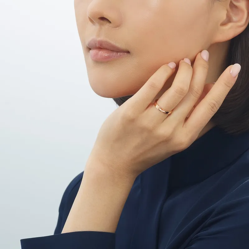 Alliance Chaumet Liens Évidence Or rose, diamants - CHAUMET