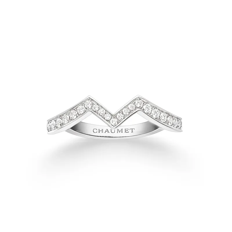 Alliance Chaumet Joséphine Amour d'Aigrette en or blanc et diamants - CHAUMET