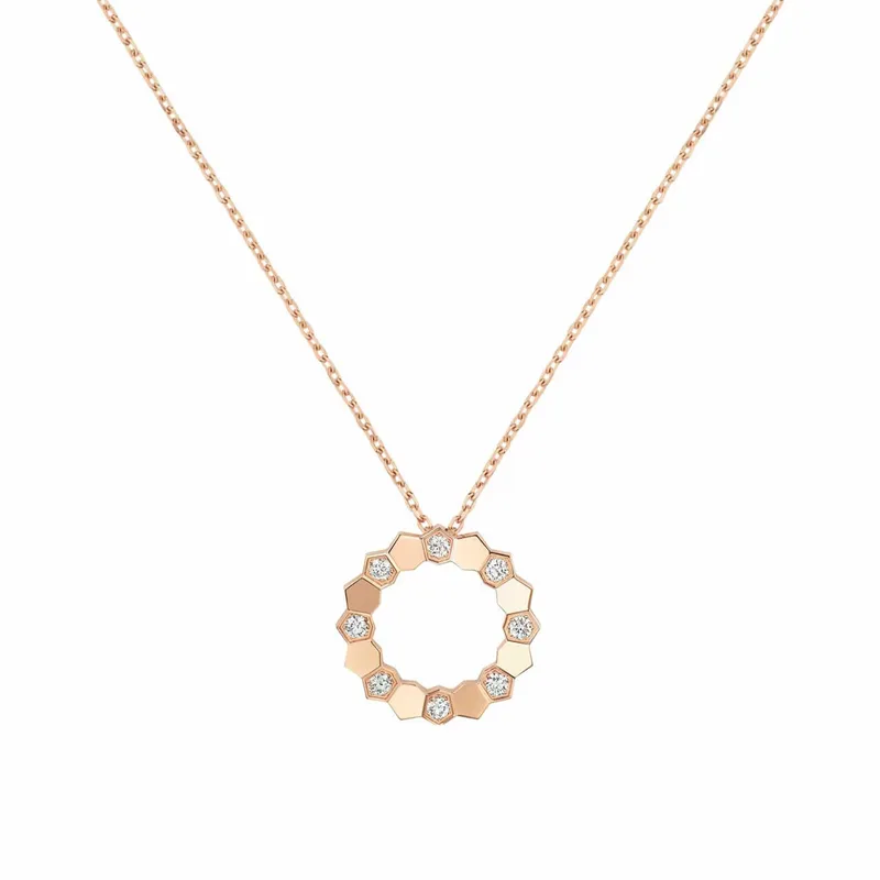 Collier Bee de Chaumet en or rose et diamants - CHAUMET