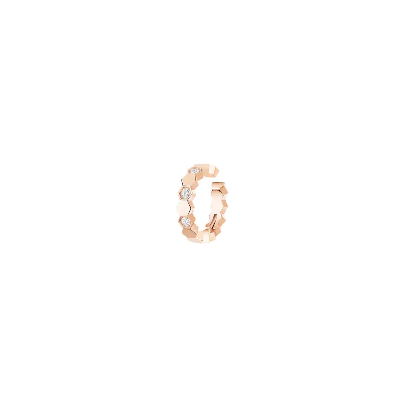 Boucle d'oreille Bee de Chaumet en or rose et diamants - CHAUMET