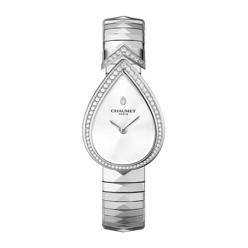 Montre Chaumet Joséphine Aigrette en Acier avec Diamants - CHAUMET