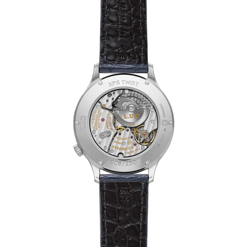 Montre Chopard L.U.C XPS Twist QF 40 mm, automatique, or blanc éthique - L.U.CHOPARD