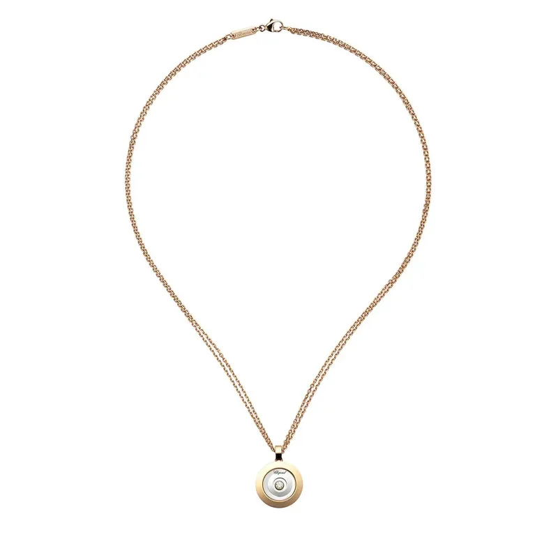 Pendentif Chopard Happy Spirit, or blanc et or rose - CHOPARD
